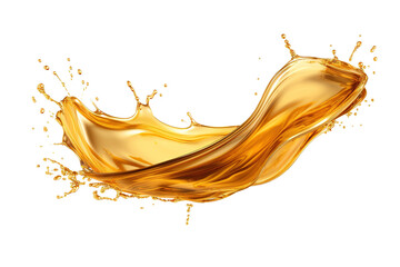 Wall Mural - yellow oil splash