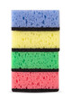 Multi colored washcloths for washing