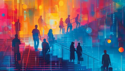 Wall Mural - Accessibility Compliance Strategies, accessibility compliance strategies in web governance with an image showing designers and developers incorporating inclusive design principles, AI