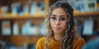 Teenage girl seeking advice from school counselor in high school setting. Concept School Counseling, Teenage Issues, Academic Guidance, High School Support