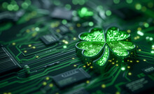 St. Patrick's Day In The Digital Age. St. Patrick's Day Meets Technology.