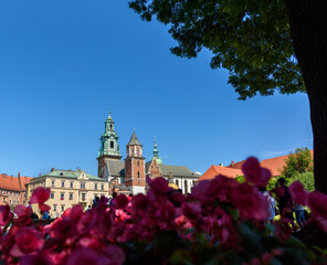 Sticker - View of the Wawel Castle, Cathedral and Royal Hill.