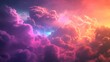 Neon Cloud Background