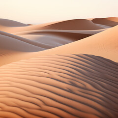 Sticker - Abstract patterns in sand dunes in a desert.