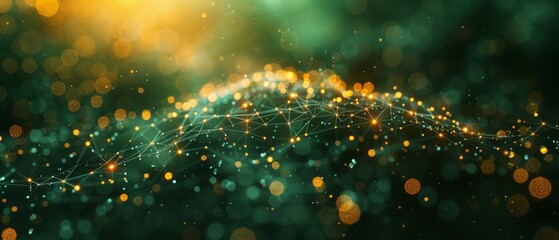 Fototapete - Internet of things, smart cities, wireless communication networks