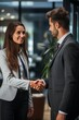 © Darya - Professional Handshake between Colleagues - Business Partnership and Respect