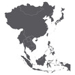 Asia country Map. Map of Asia 