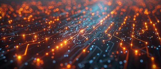 Poster - Business Internet Technology Concept with Artificial Intelligence Machine Learning.