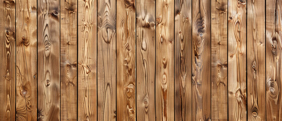 Wall Mural - High-resolution image emphasizing the beautiful knots and grains in pine wooden panels, perfect for textures