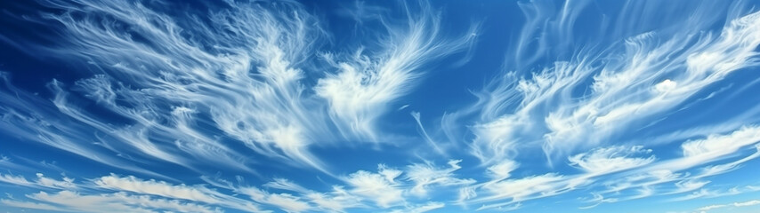 Poster - Ethereal Wisps in the Azure Sky