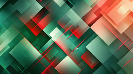 Wall Mural - green and red abstract background, stock market and business background, presentation design wallpaper