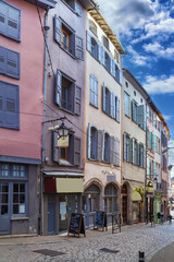 Sticker - Street in Le Puy-en-Velay, France