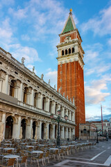 Poster - Campanile tower on St. Mark's square in Venice, Italy