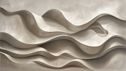 background texture of wavy, sculpted forms that create an abstract pattern on a surface.