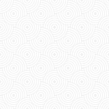 Fototapeta Sypialnia - Seamless trendy pattern of circles and arcs, geometric white shapes for textiles and wallpaper. Festive Christmas pattern on a gray background.