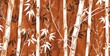 bamboo background fabric in the style of light white and brown Generative AI