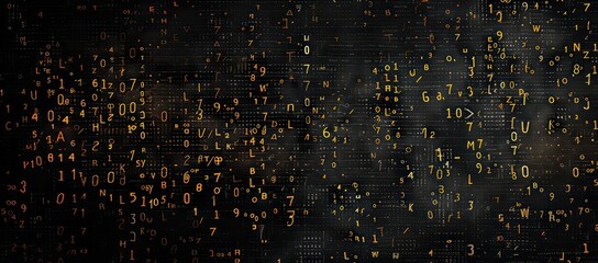 Wall Mural - a black background with letters and numbers,  military and naval scenes, transparent/translucent medium
