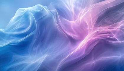 abstract wavy purple, blue and bright blue pattern, in the style of vibrant color gradients, dynamic color combinations