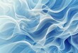 blue waves abstract background vector, in the style of rounded, rim light, whiplash curves, asymmetrical framing, white and blue