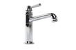 Chrome Water Faucet Modern Design isolated on transparent background.