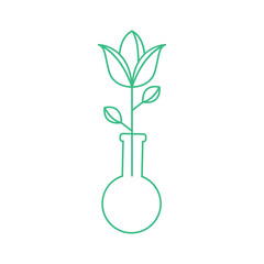 Poster - labs plant icon logo vector