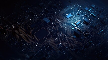 Motherboard digital chip. Technology science background. Circuit board. Central Computer Processors CPU concept. . Technology background.
