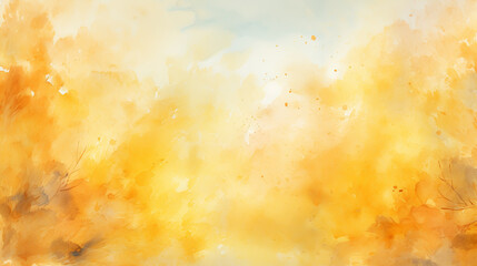 Wall Mural - brush yellow watercolor.color shades space image