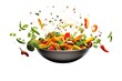 Bowl filled with assorted fresh vegetables, perfect for healthy lifestyle concepts