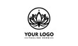 © syahed - Blooming Lotus Flower Abstract  Vector Logo for Serene and Elegant Branding lotus logo