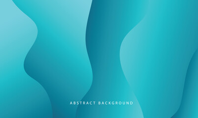 Abstract  blue wavy background 