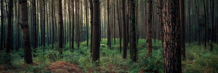 Wall Mural - forest in the morning