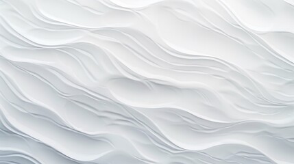 Poster - White wave abstract or rippled water texture background