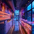 Neon Retail Store Layout