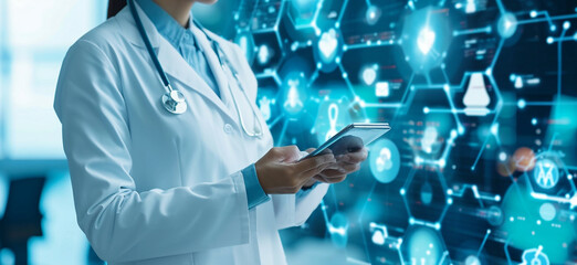 Doctor and medical technology