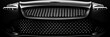 Car grill. car detail on the outside.
