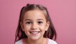 © Gia - Portrait of a cute little girl. smiling. indoor. clean background.