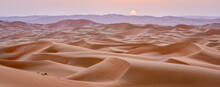 Rub' Al Khali Desert At Sunset, Abu Dhabi, United Arab Emirates