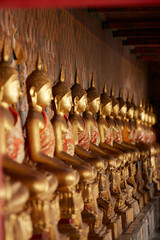 Wall Mural - buddha statue in temple