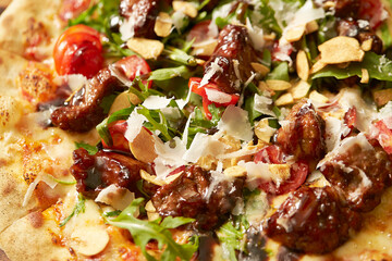 Poster - salad with meat and vegetables