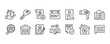 © IconLauk - Rent Icon Set. Vector Graphic Illustration.