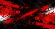 explosive red on black art background