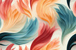 Abstract vivid illustration in soft colors