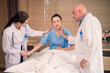 © Suriyo - Doctor checking treatment patient on bed in hospital. Doctor treatment healthcare concept.