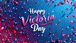 © Halim Karya Art - Happy Victoria Day, Cascading confetti suggests jubilant celebration
