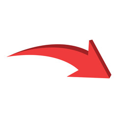 Wall Mural - Red Arrow Left Direction Icon on a Transparent Background, arrow icon Illustration Vector for your web site design. Arrow indicated the direction symbol. Vector illustration. Eps file 650.