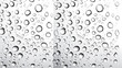 water drops on a transparent background
