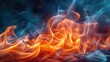 Inferno Dance: A Vivid Flame scape