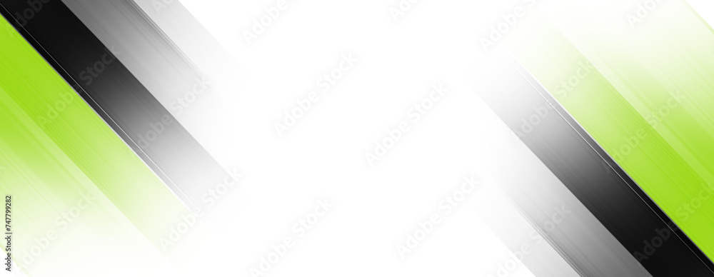 A modern abstract lime green darker line pattern in  white background with the gradient is the with floor wall metal texture soft tech diagonal background black dark sleek clean modern,empty space for
