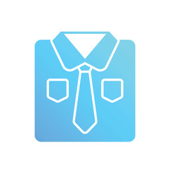 Shirt icon vector stock illustration