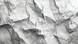 White crumpled paper texture background. Creased paper backdrop.